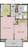 203号室間取り