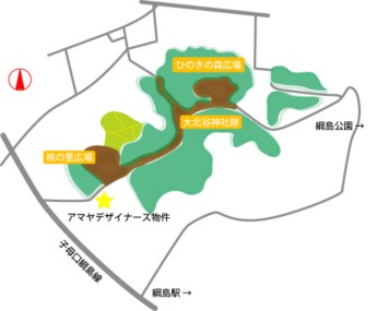 市民の森公園マップ