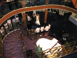 船上の結婚式