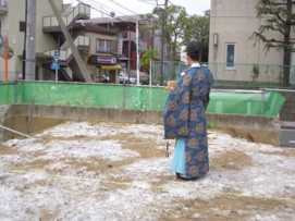 地鎮祭 四方祓い